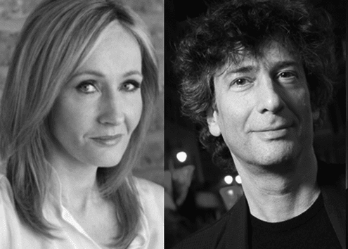 best-selling-authors-JK Rowling, Elizabeth Gilbert, Neil Gaiman, Maya Angelou