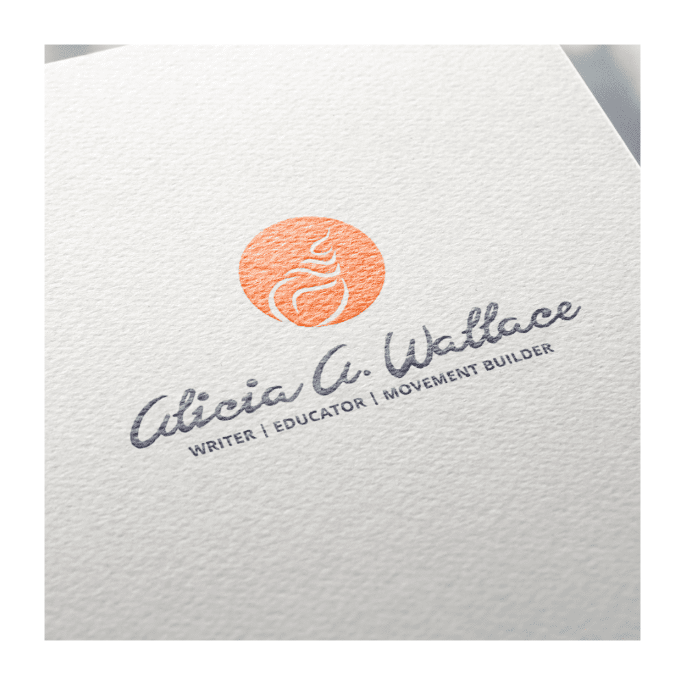 Writer logo design and tagline - Alicia A. Wallace